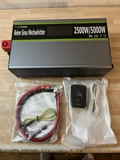Reiner Sinus Wechselrichter 2500/5000w Power Inverter Neu OVP