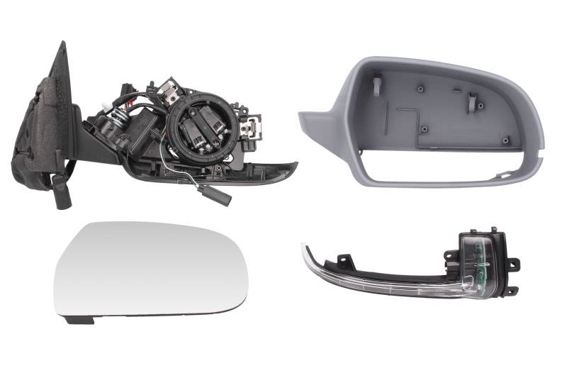Right Exterior Mirror Fits AUDI A3 8P 03.05-12.08