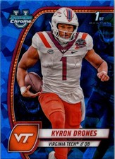 2024 Bowman University Chrome Sapphire Edition #119 Kyron Drones