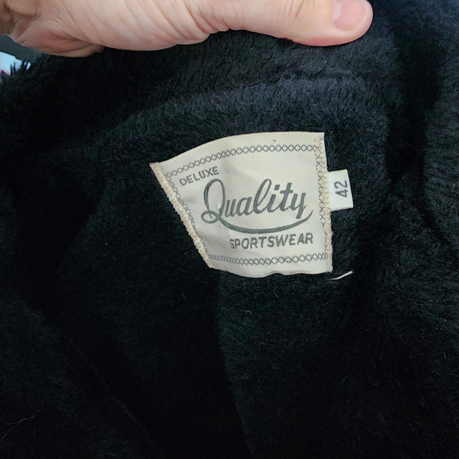 Vintage Deluxe Quality Sportswear tweed herringbo… - image 8