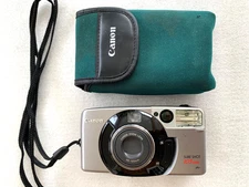 Canon Sure Shot 105 Zoom SAF 35mm point /shoot Film Camera -Tested