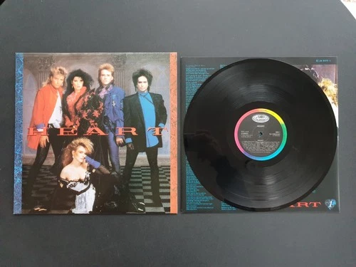 HEART - HEART 1985 UK PRESS 12" VINYL RECORD LP EX/EX