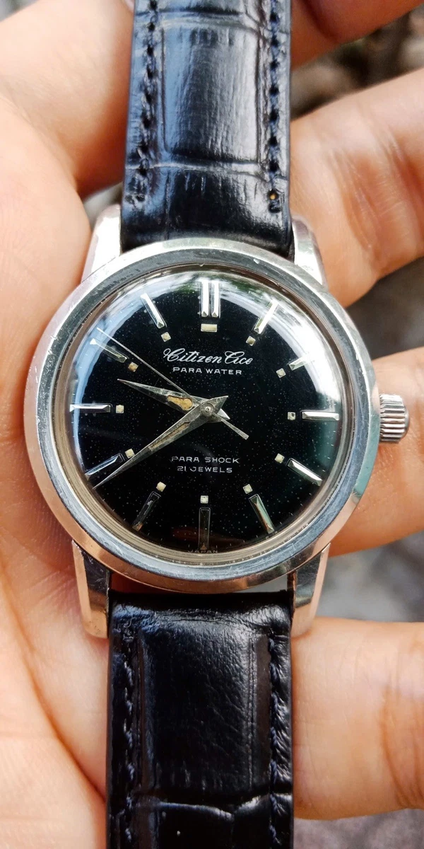 Rare Citizen ACE in BLACK 21jewels ParaWater Parashock, manual
