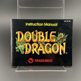Double Dragon 1 Nintendo NES Complete In Box CIB Great Condition Tradewest 1988