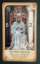 Hinkler Secrets of the Tarot Card 2 The High Priestess 4.75" X 2.75"