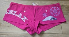 NWT Vintage Victoria's Secret Pink Graphics Cotton Hipster Boyshort Panties S