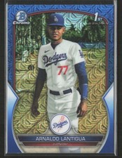 Arnaldo Lantigua 2023 Bowman Chrome #BCP-242 Prospects Blue Mojo Refractor /150