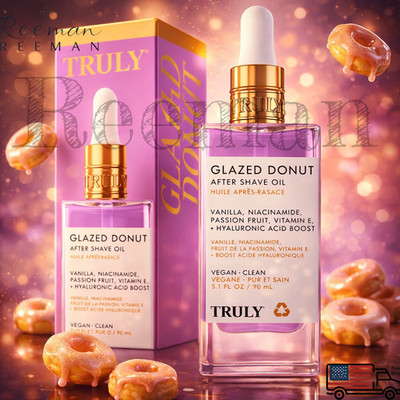 Truly Glazed Donut & Soft Serve After Shave Oil Smooth Legend Serum WITHOUT BOX