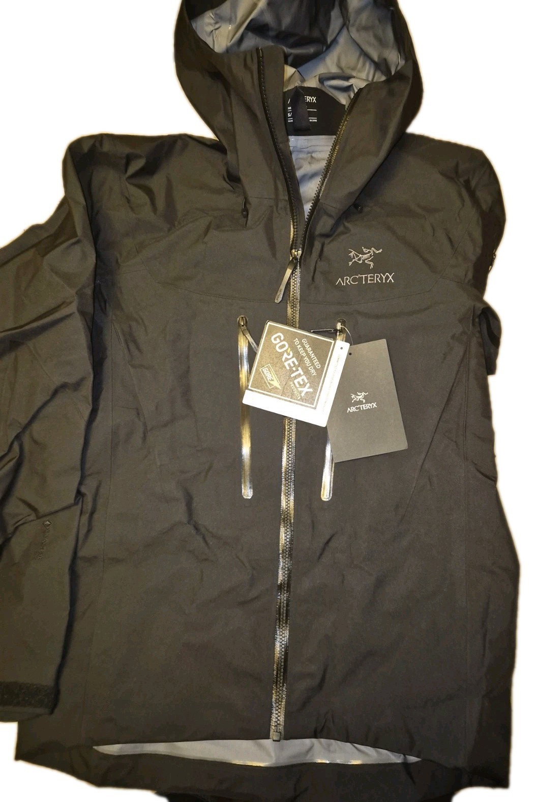 ARC'TERYX Giacca Arc’teryx Alpha SV nera uomo piccola Gore Tex Pro RECCO nuova con etichette