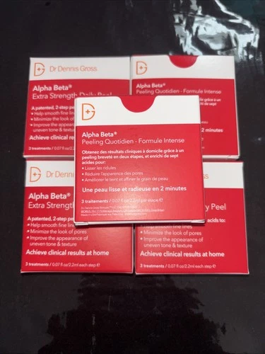 5 Box - Dr. Dennis Gross Alpha Beta Extra Strength Daily Peel 3 Treatments 2023