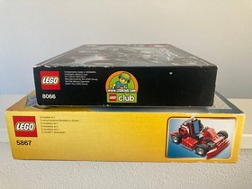 LEGO TECHNIC Creator Set 5867 Red Car & 8066 Off Roader 2 Pieces