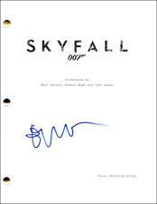 Ben Whishaw Q Signed Autograph James Bond Skyfall Full Movie Script Screenplay