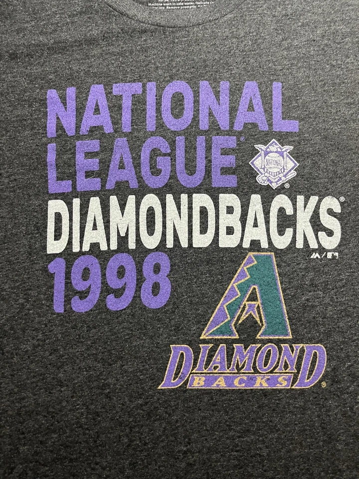 Vintage 1998 Arizona Diamondbacks Black T Shirt, World Series - Adult L - Image 2 of 4