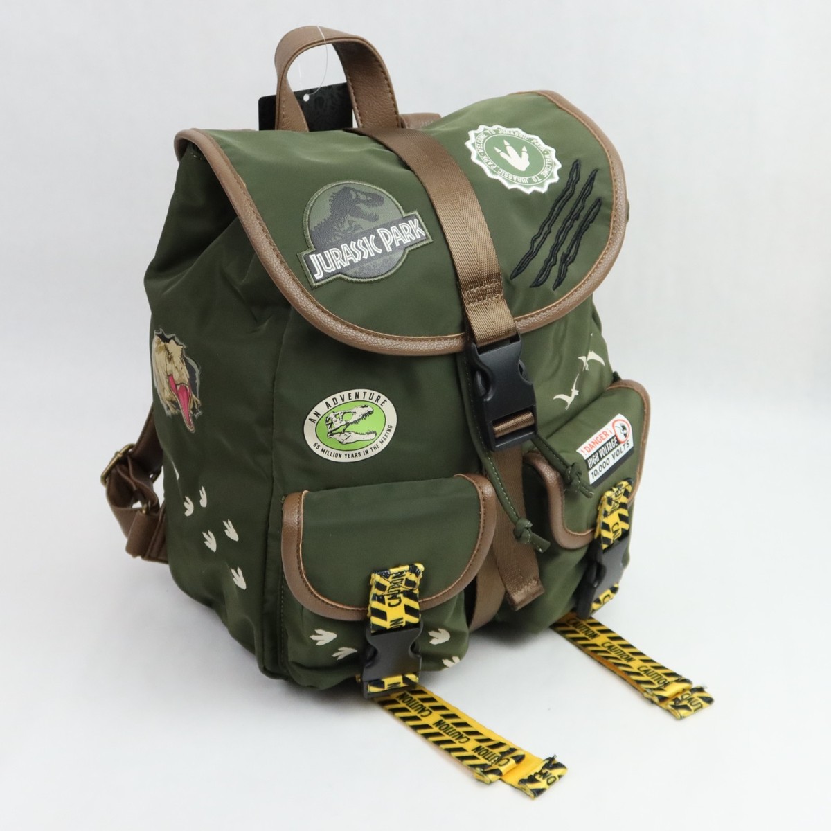 Jurassic Park Mini Backpack Clever Girl Isla Nublar Patches