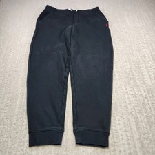 Polo Ralph Lauren Joggers Youth XL Big Kids Cotton Fleece Sweatpants Black