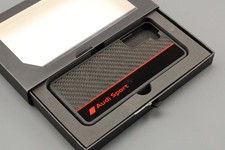 Genuine Audi Sport grey carbon fibre phone case (Samsung Galaxy S21) 3222100201