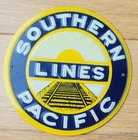 Vintage 1950’s Post Cereal Premium “Southern Pacific Lines” Railroad Tin Sign