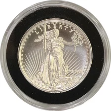 1907 Saint Gaudens Amazing High Relief 1oz .999 Silver Proof-Like Bullion Round