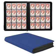 16 Pocket Toploader Binder, Holds 640 Cards, Ringless Design Side-Load Topload