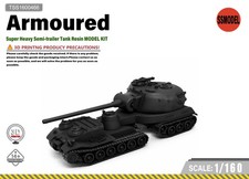SSMODEL 1/160 Super Heavy Semi-trailer Tank Resin MODEL KIT TSS1600466