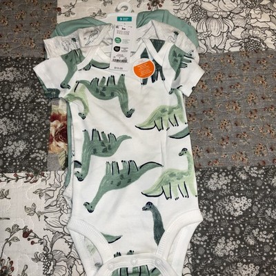 Carters 3 Month Body Suit  3 Pack Dinosaur Pattern