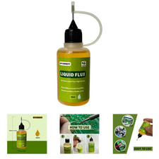 Liquid Soldering Flux for Electronics No Clean Rosin 30 mL Dropper Bottle Repair