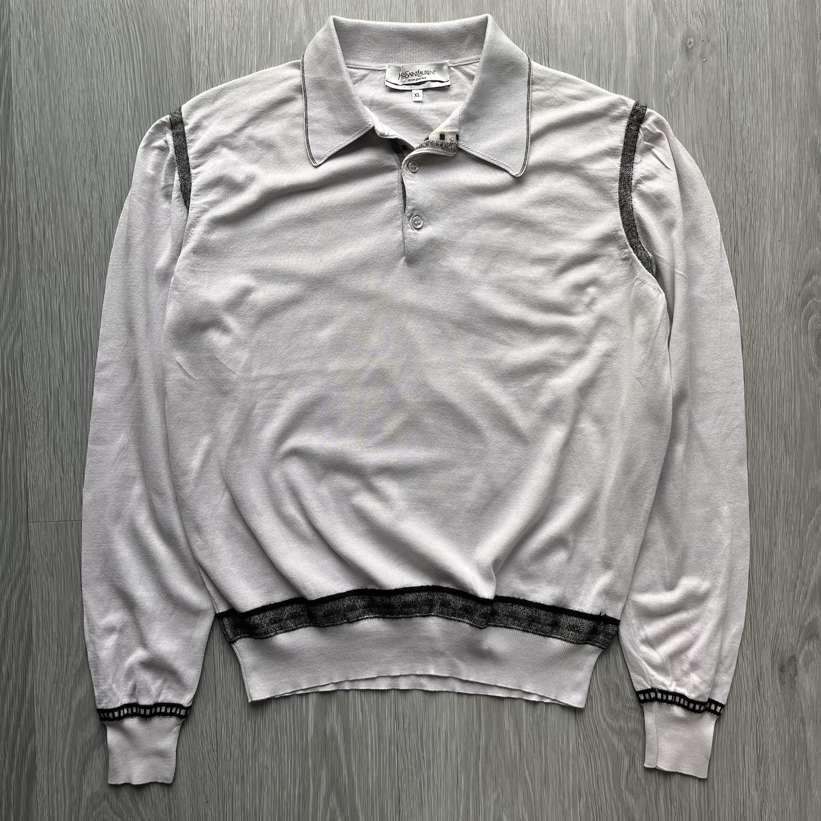 Polo Yves Saint Laurent Rive Gauche vintage Tom Ford epoca misto cashmere