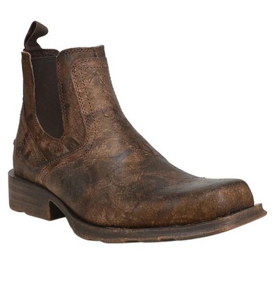 Ariat Boots Midtown Rambler Square Toe Chelsea Brown Leather Boot Mens Size 8.5D 10019868 Ariat Men main image 2