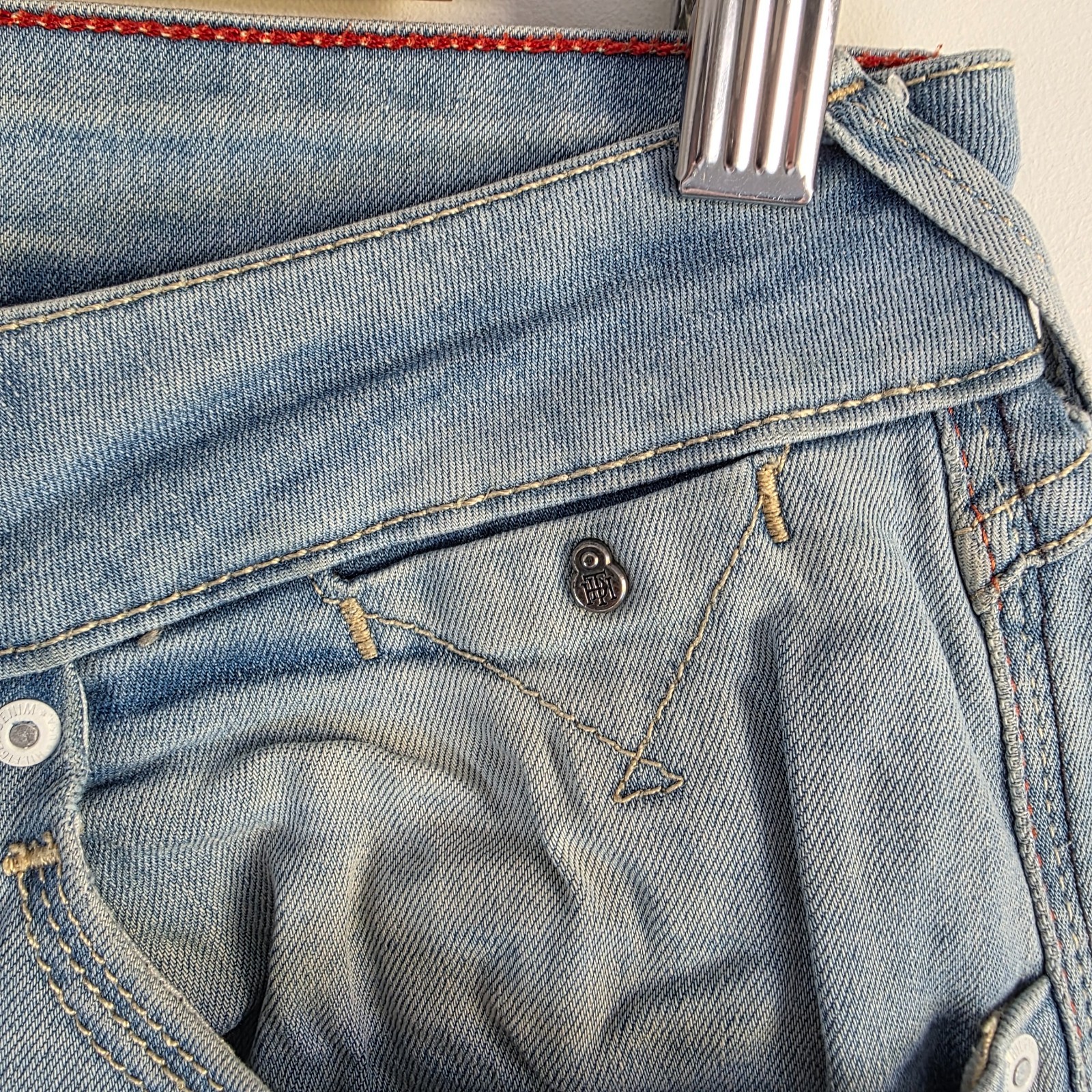 Tommy Hilfiger Sophie Skinny Jeans W30 L31 Women's Blue Stretch Denim UK 10-12 image 5