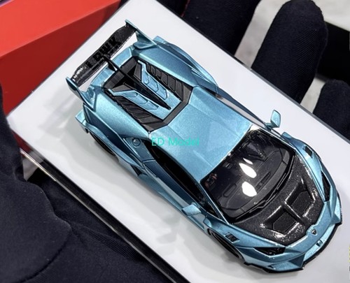 BN 1:64 Ice Blue LP610 Huracan GT Sports Model Diecast Resin Car - Picture 10 of 10