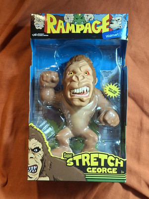 2018 Lanyard Toys Rampage Super Stretch George Figure Midway Classic Arcade T1