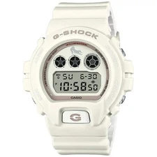 CASIO G-SHOCK DW-6900SHB-7JR Shiba Inu Model Wristwatch White Quartz Resin