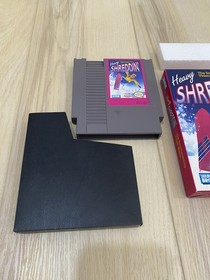 Heavy Shreddin' Snowboarding NES Box Sleeve Cartridge Styrofoam
