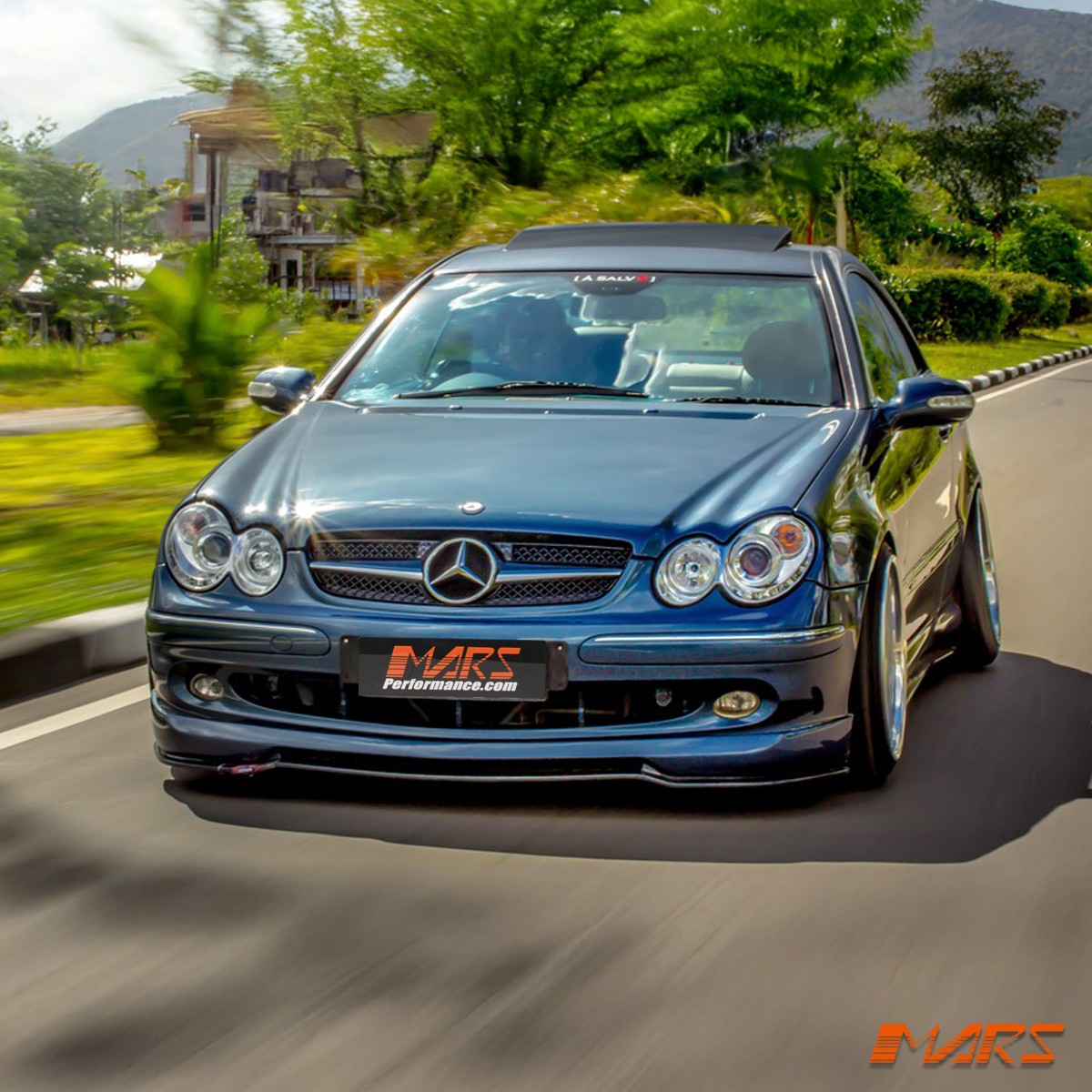 Clear LED DRL Projector HeadLights for Mercede-Benz CLK A209 W209