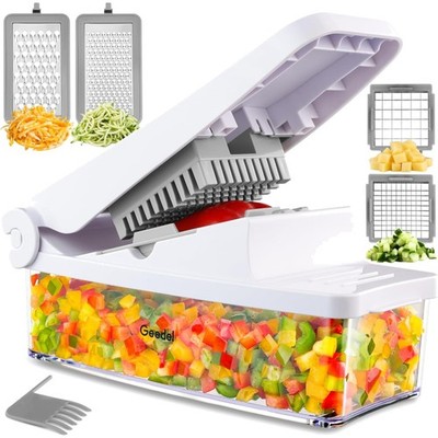 Fast & Efficient Veggie Chopper   BPA-Free, Dishwasher Safe, Ergonomic Design