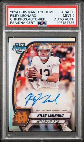 2024 BOWMAN UNIVERSITY CHROME BOWMAN CHROME PROSPECT AUTO 112/199 PA-RLA