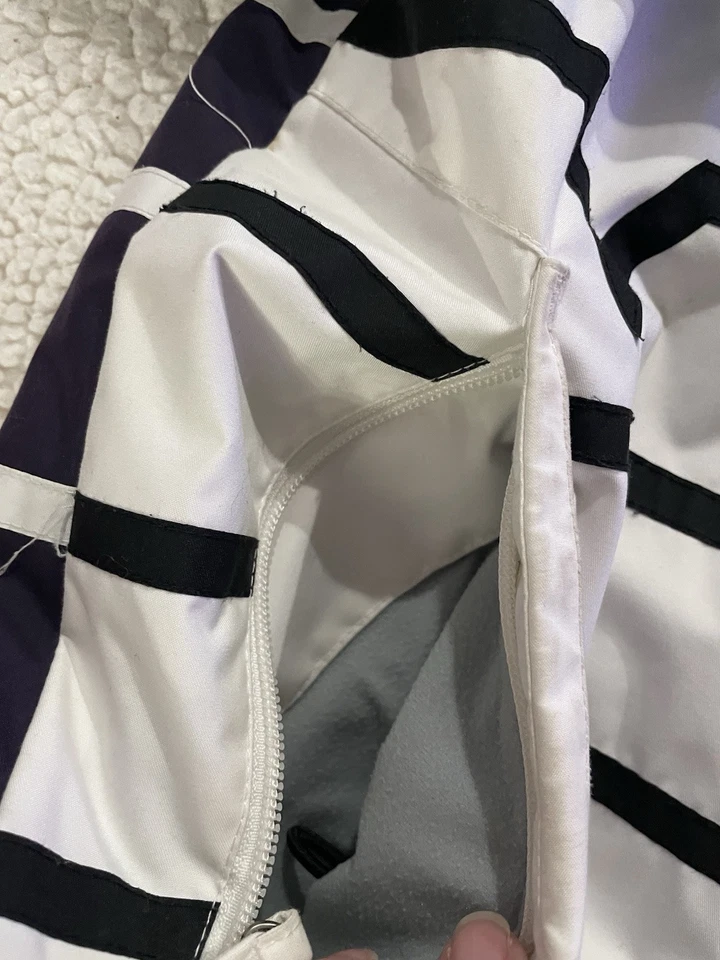 Volcom Vintage Funky Striped Transition Snowboard Jacket Mens Size Medium EMB - Image 3 of 4