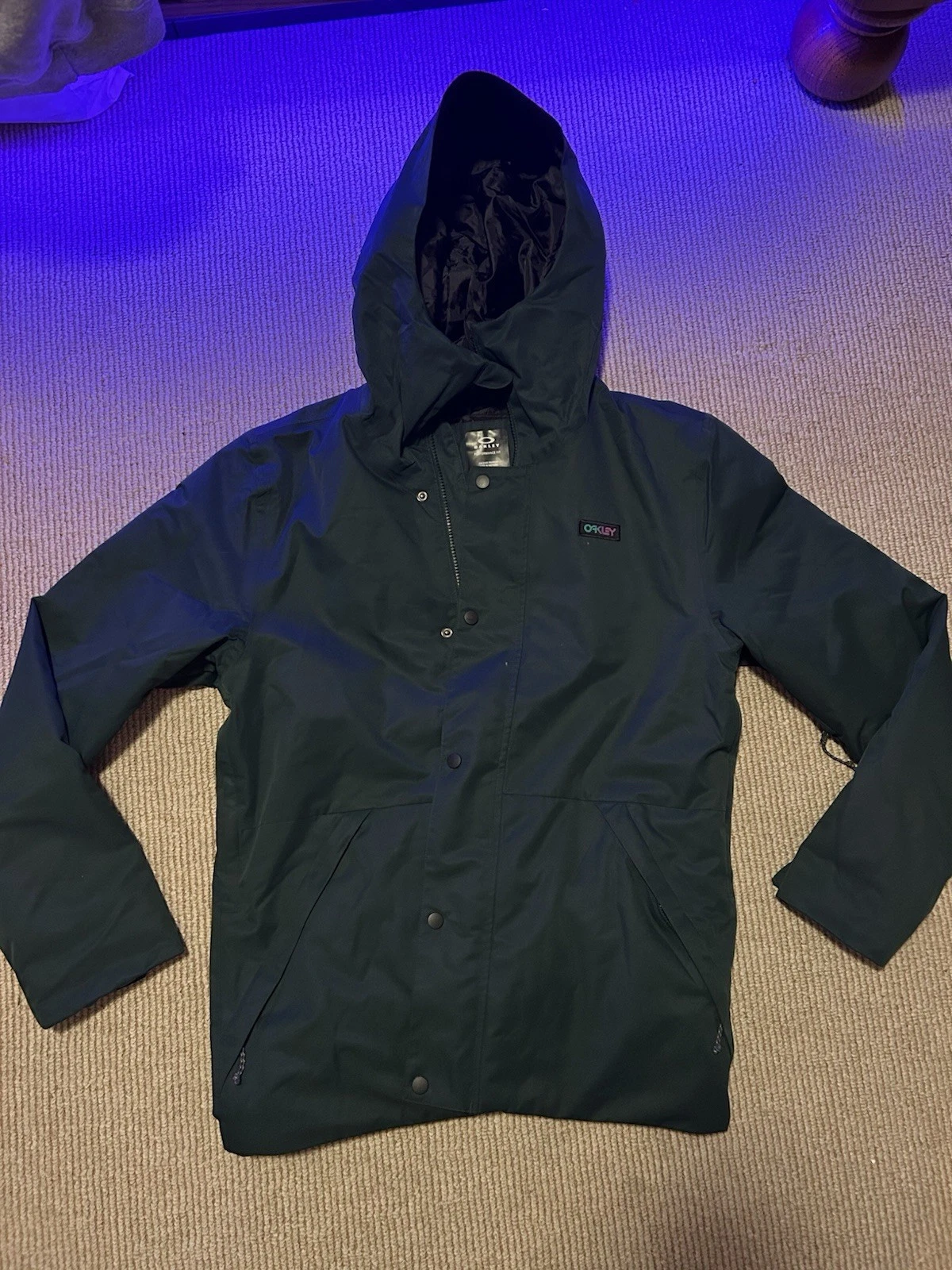 Oakley Hooded Snow Jacket Forest Green