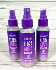 Aussie FLORA AURA Hair Scent Boost w/ Australian Jasmine Flower 3.2oz (3 Pack)