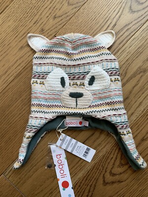Boboli Boys Bobble Hats Boboli Boys Winter Hat Mouse Size 42-50 UK