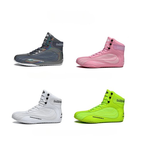Men Wrestling Shoes Combat Fighting Boxing Boots Non-slip Professional Sneakers - Picture 15 of 23