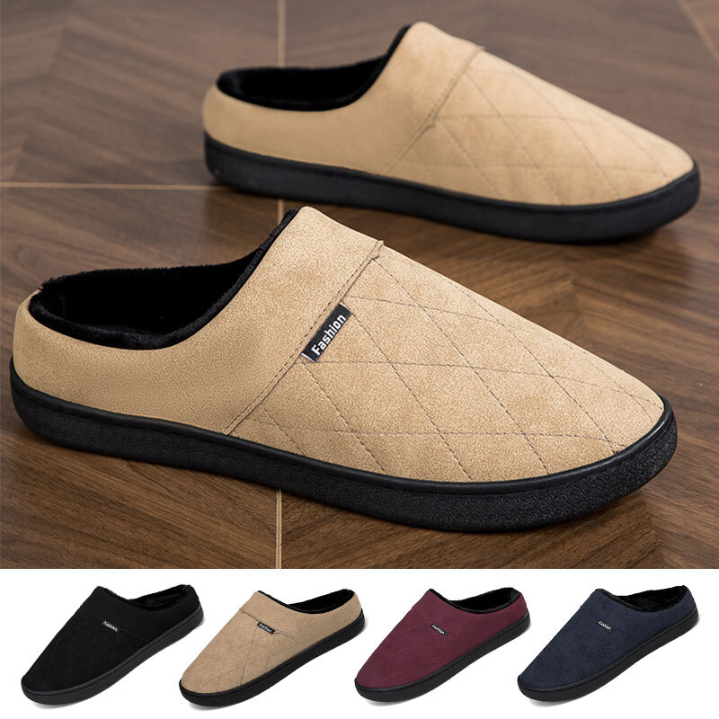 SAOLA Pantofole donna uomo casual casa scarpe calda suola morbida fodera peluche ciabatte interno