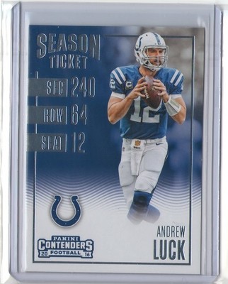 92 Colts ANDREW LUCK 2016 Panini Contenders Base Card #92 COLTS | eBay