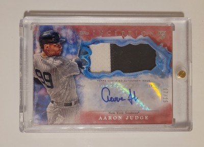 2017 Topps Inception AARON JUDGE Rookie Patch Autograph RPA #ED 17 