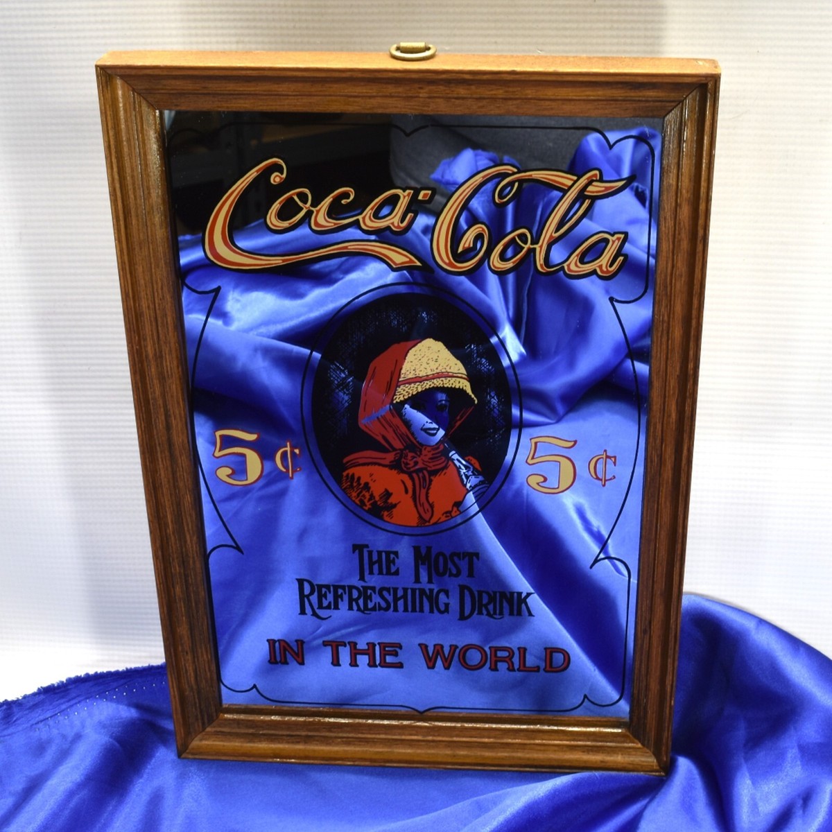 Coke Refresh ミラー Coca-Cola Mirror 5 cent The Most Refreshing Drink in The World | eBay