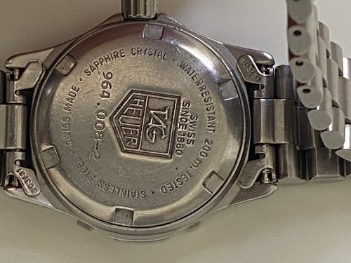 Tag Heuer 2000 Womens Watch 964.008-2 Professional 200m - Picture 2 of 3