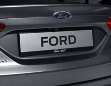 Ford portatarga nero, con stemma Ford e scritta "READY FOR TOMORROW" 2569820