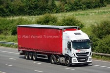 Truck Photo 12x8 - Iveco Stralis Hi Way - ST Simmonds - BF18 SNU