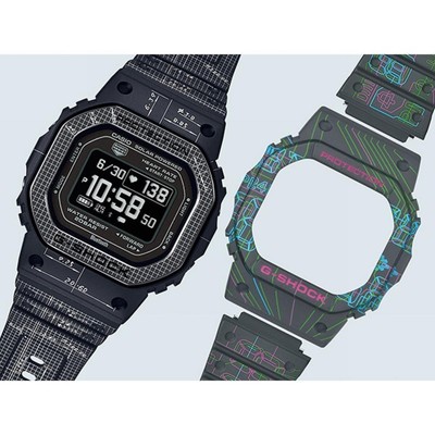 Casio G-SHOCK G-SQUAD DW-H5600EX-1JR Bluetooth Solar Watch Heart Rate Black  2023