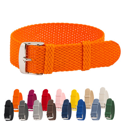 Our Perlon Pass through one piece replacement Braided Watch Strap